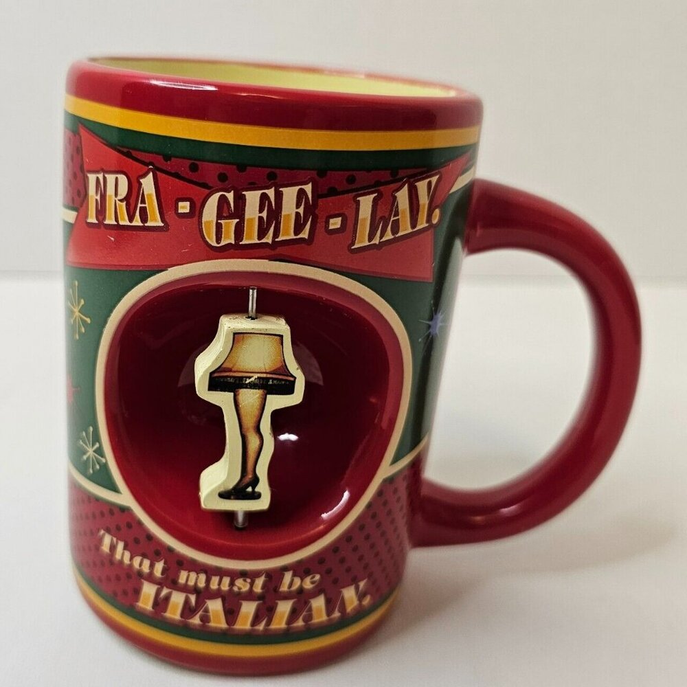 A Christmas Story Leg Lamp Spinner Mug 12 Ounces Turner Entertainment